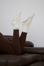Pilates Grip socks -  Vanilla Cream