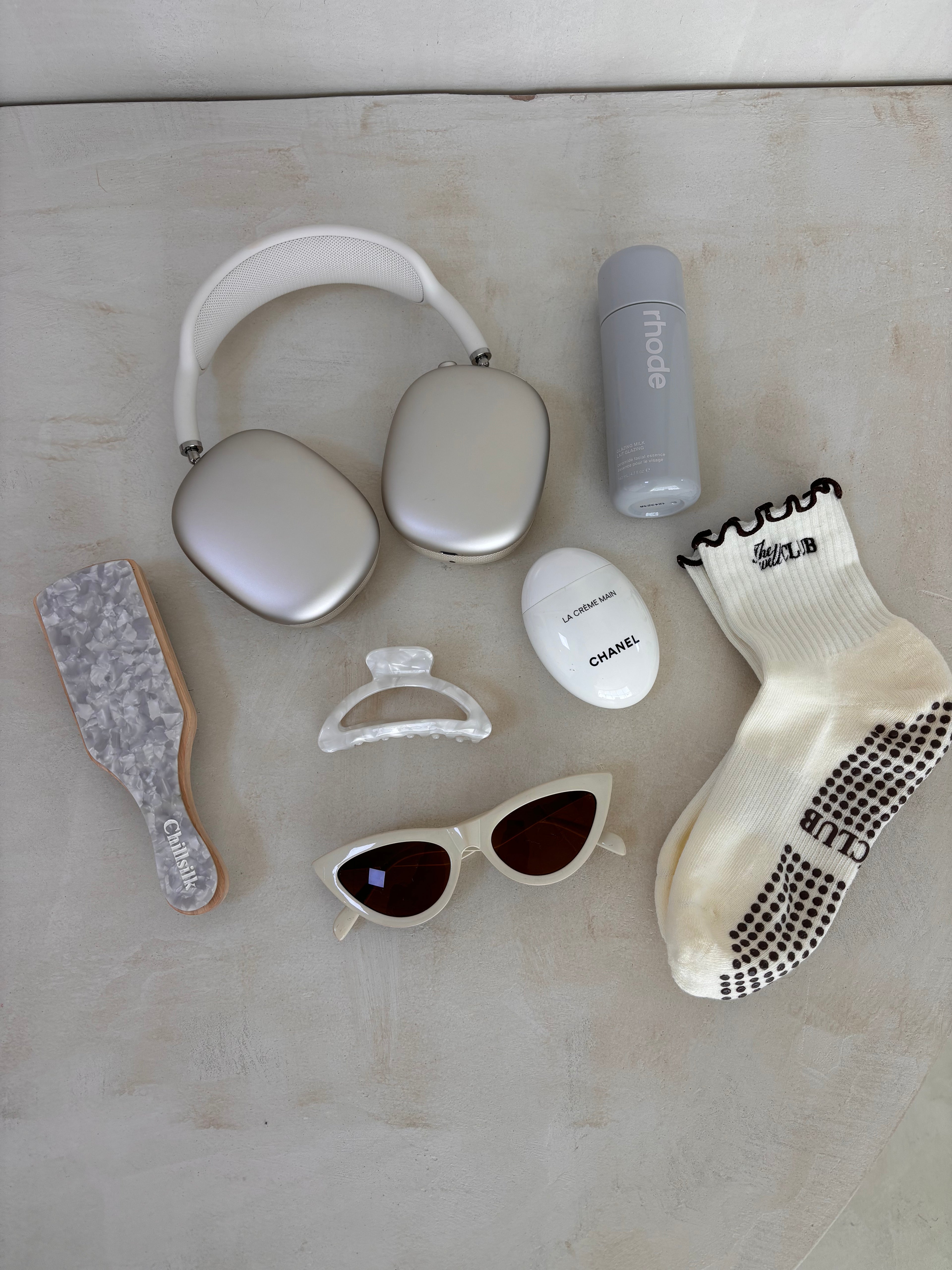 Pilates Grip socks -  Vanilla Cream
